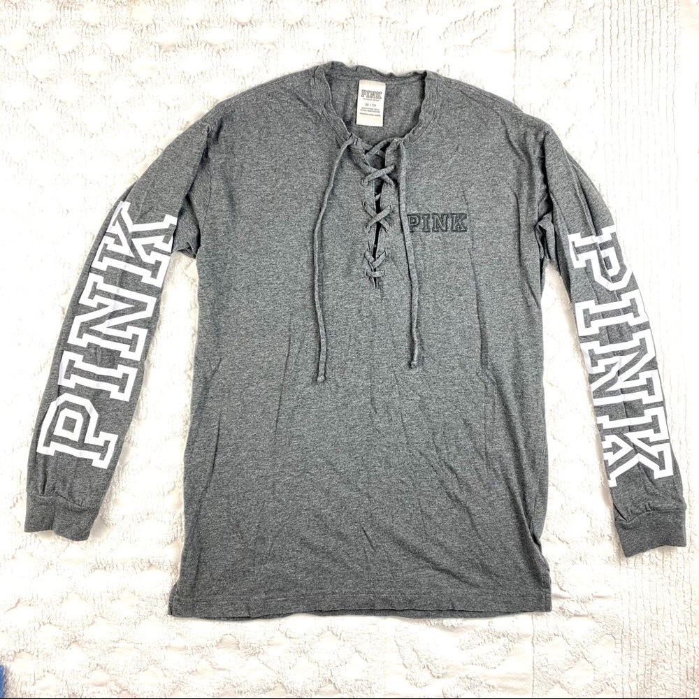 PINK Victoria’s Secret Cotton Long Sleeve Tee